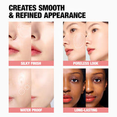 TFIT Delicate Silk Veil Primer montre une application rapide pour gagner du temps.