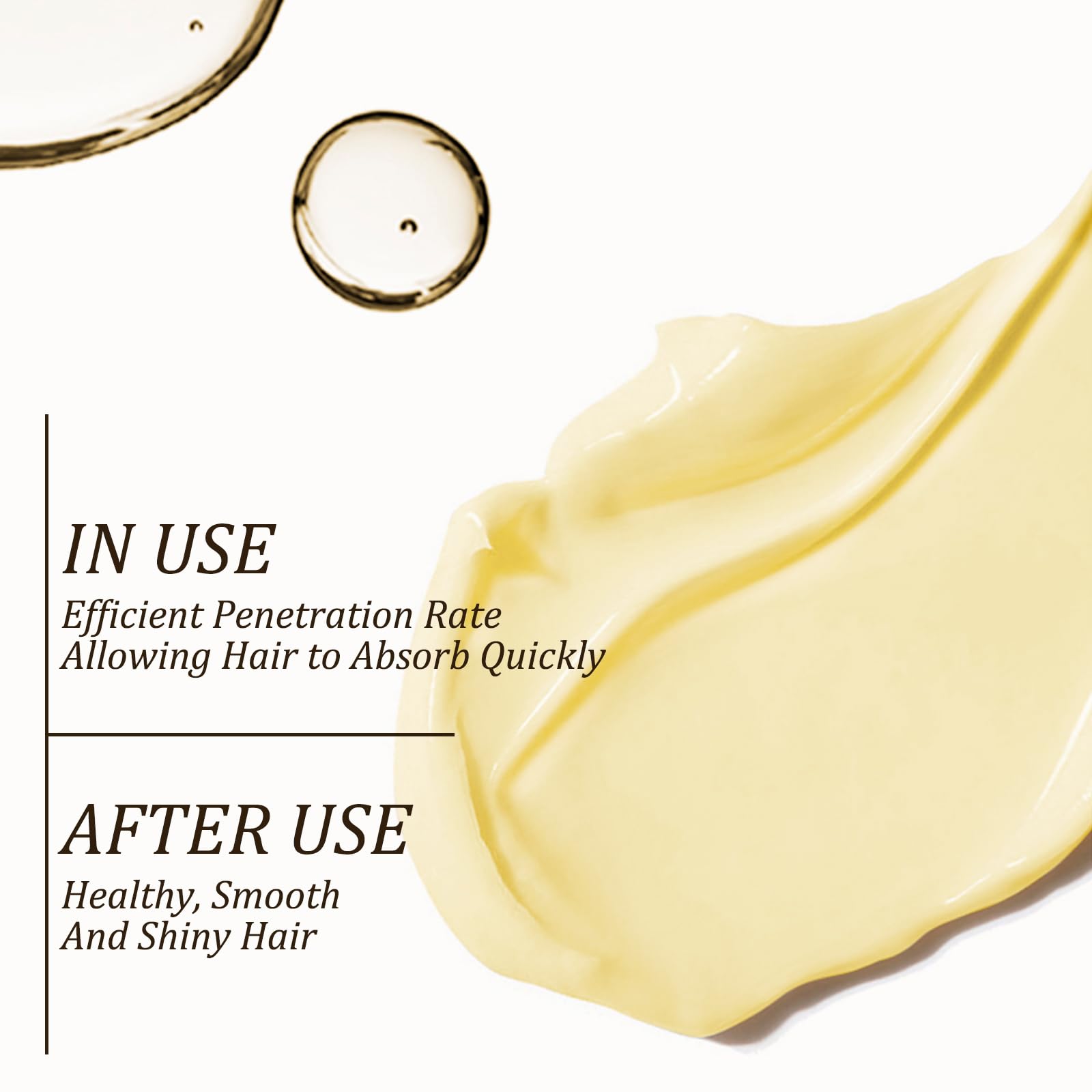 Le masque pénètre en profondeur pour réparer et revitaliser les longueurs.