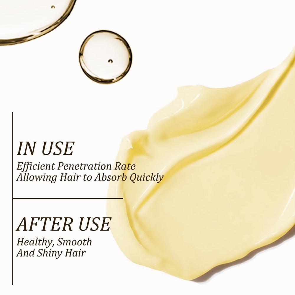 Le masque pénètre en profondeur pour réparer et revitaliser les longueurs.