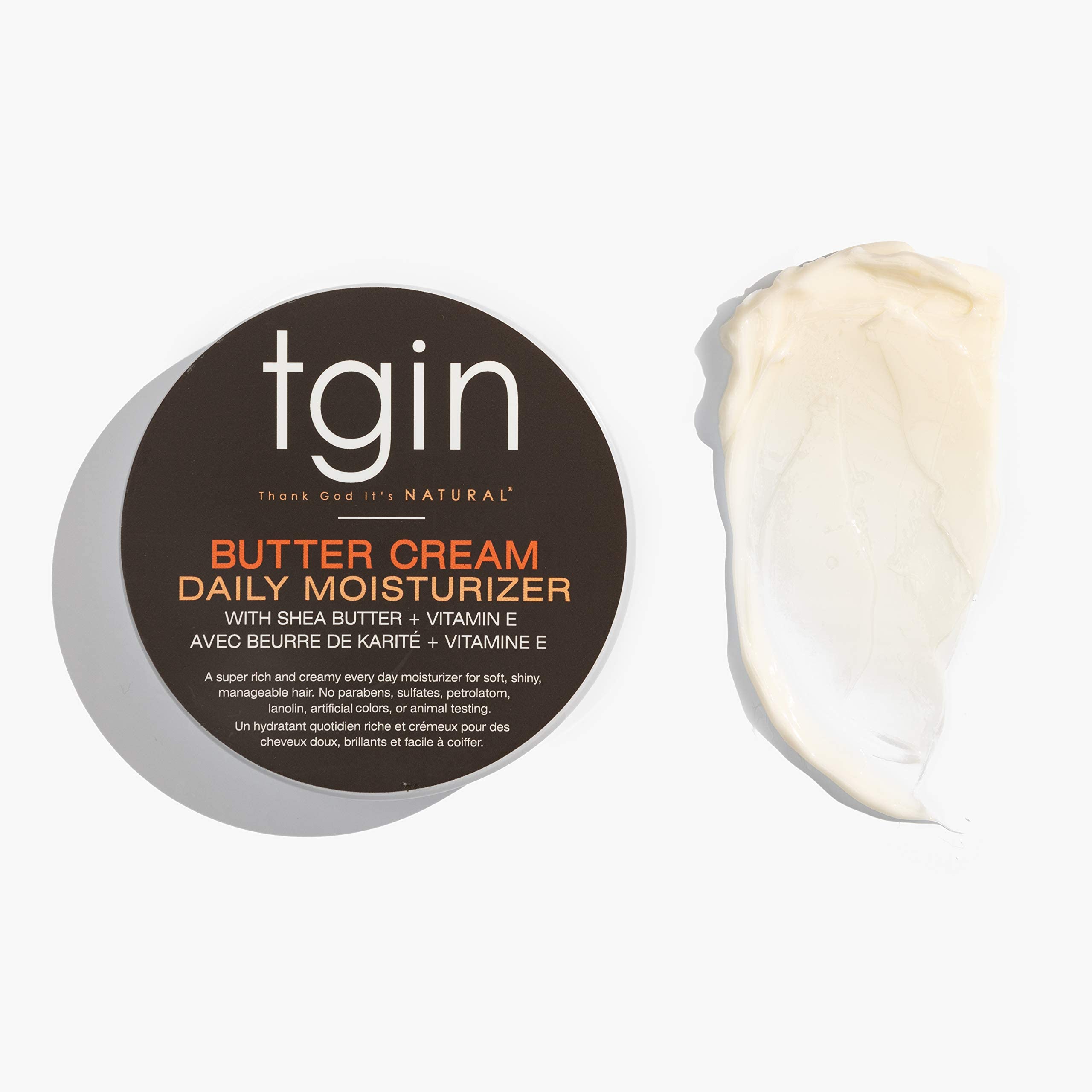 définition des boucles au coiffage torsadé avec tgin Butter Cream Daily Moisturizer.