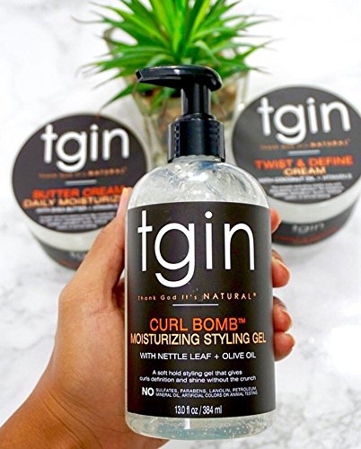 tgin Curl Bomb, brillance naturelle et frisottis maîtrisés.