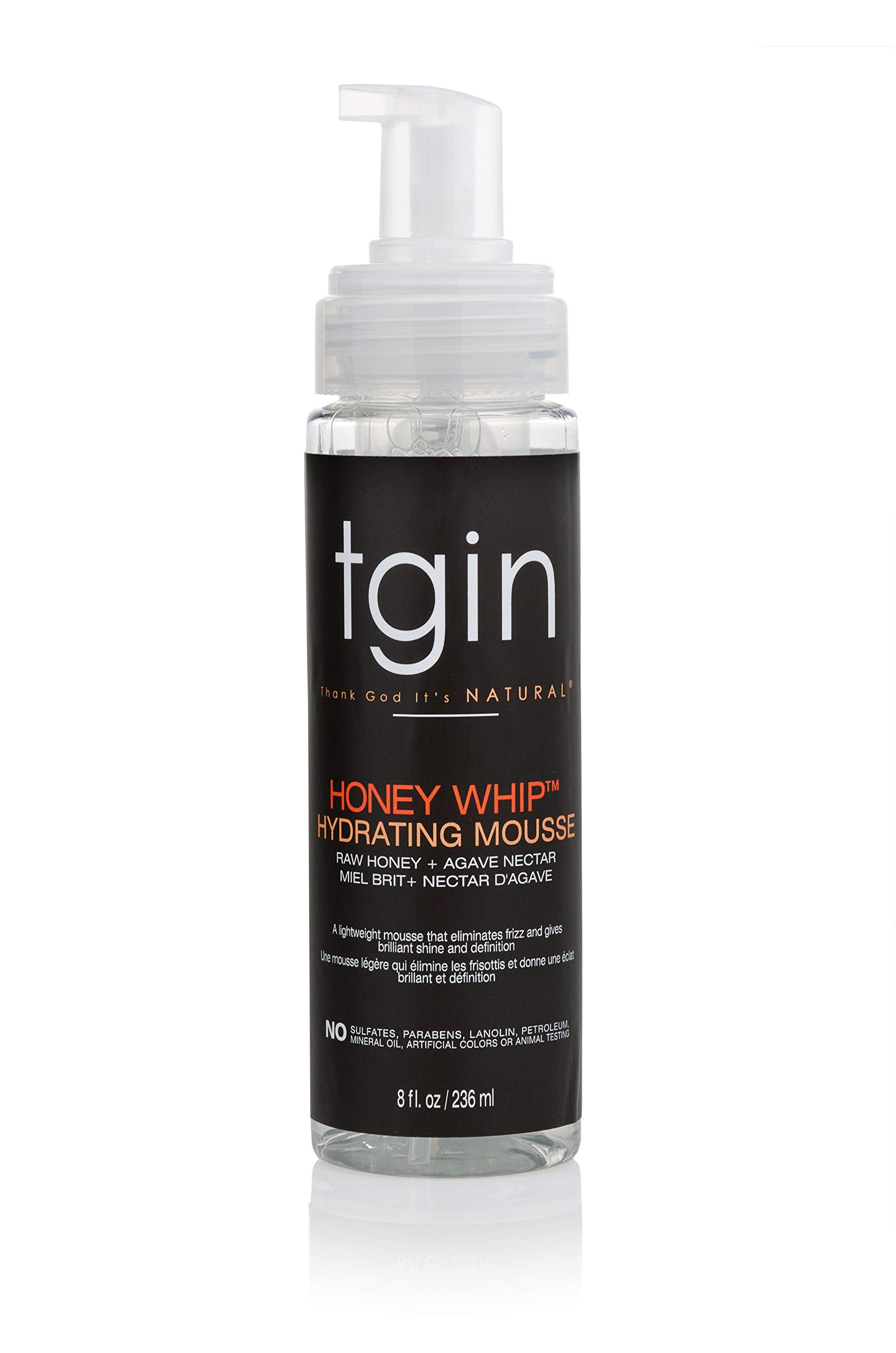 tgin Honey Whip: bouteille-pour — rituel d'hydratation constante pour des boucles hydratées.