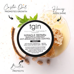 Tenue longue durée avec Miracle RepaiRx Edge Control, contours lisses tout au long de la journée.