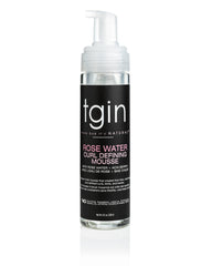 tgin Rose Water Mousse – définition légère des boucles sans alourdir