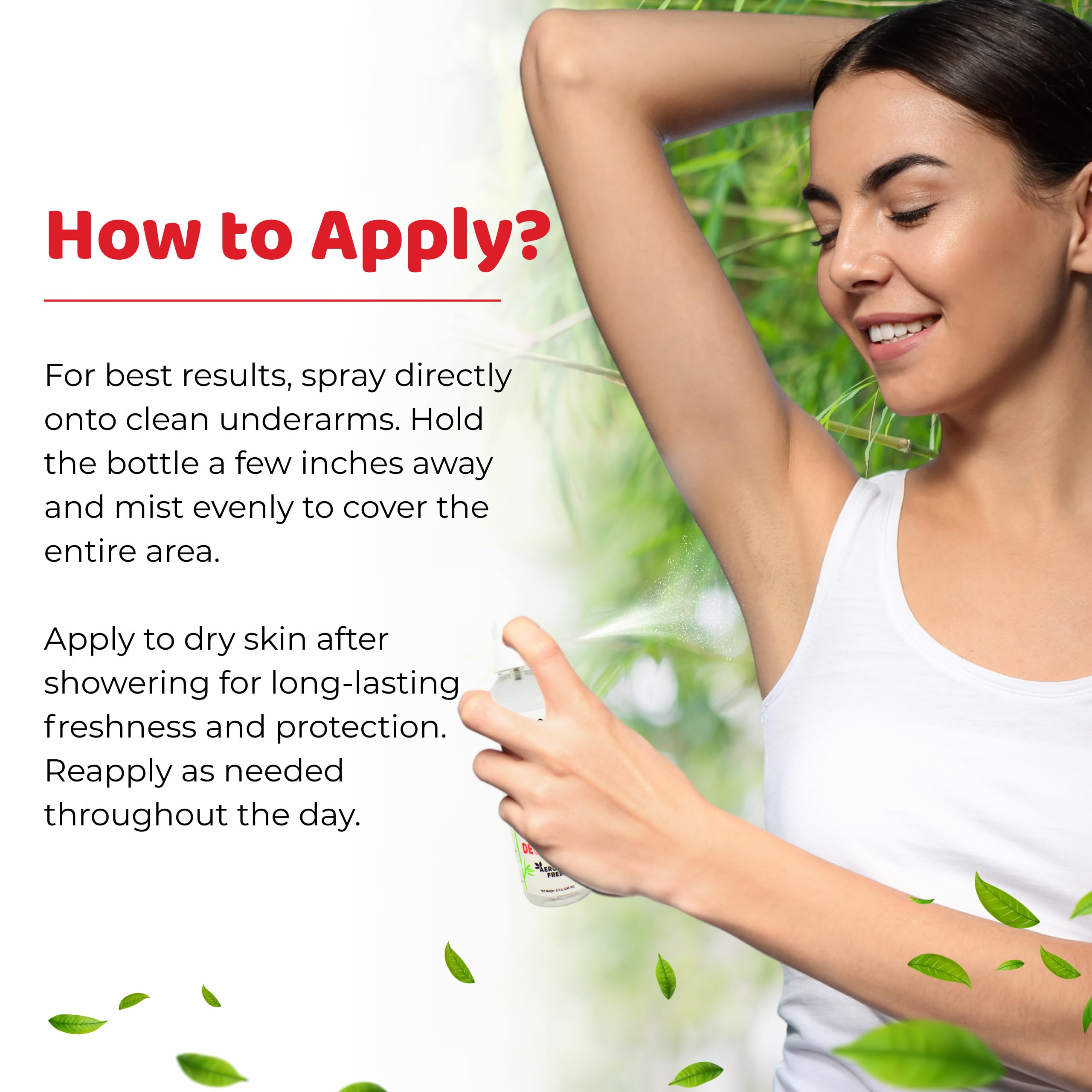 Déodorant non tachant des vêtements et sans résidu avec Thai Deodorant Stone Crystal Mist
