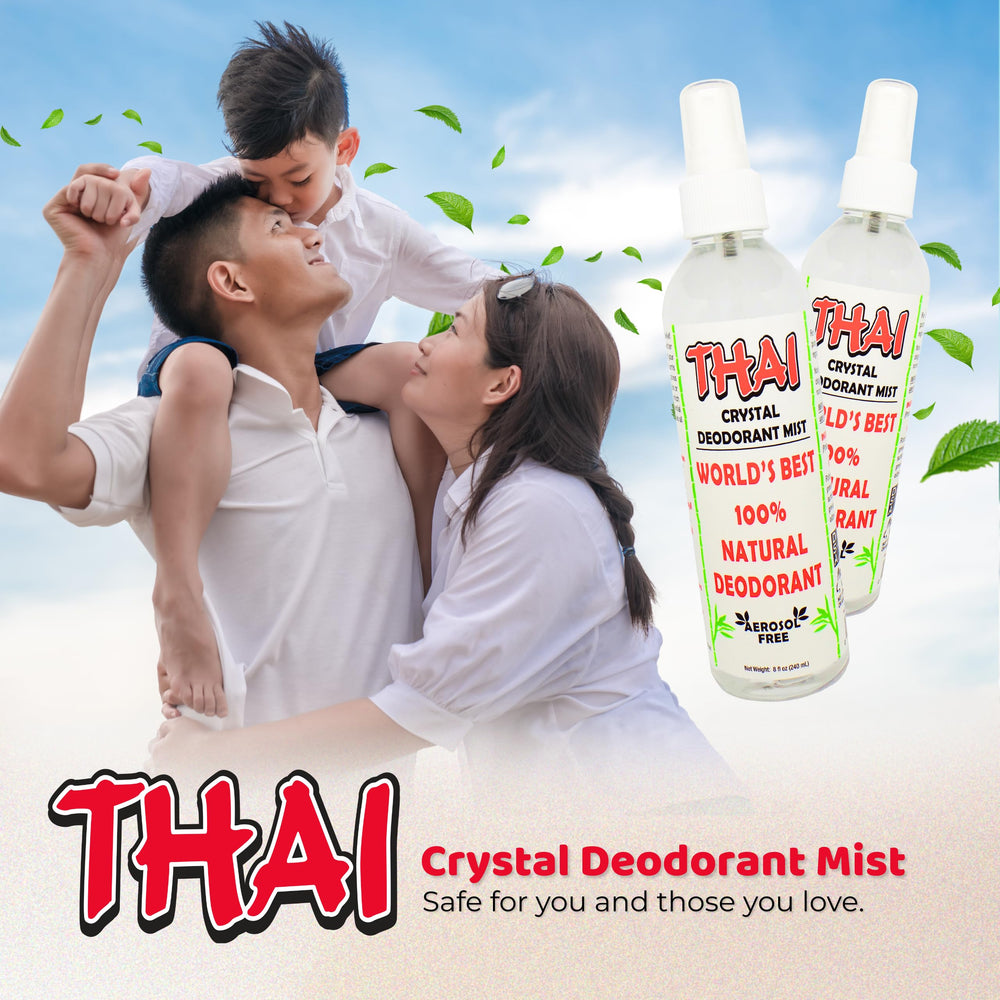 Thai Deodorant Stone - Utilisation quotidienne discrète et rafraîchissante