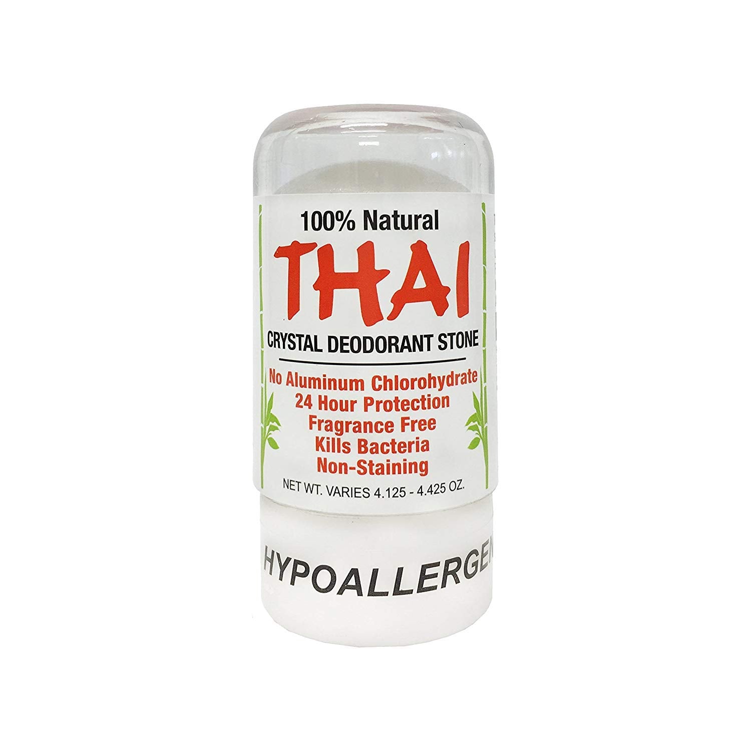 Thai Désodorisant Pierre Cristal, pierre déodorante naturelle pour neutraliser les odeurs sous les bras et pieds