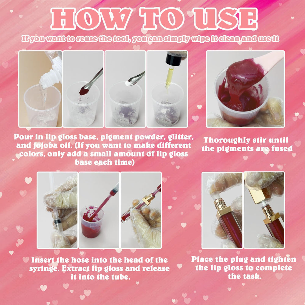 Thaluna gloss à lèvres outils mélange: outils simples pour mélanger rapidement vos créations.