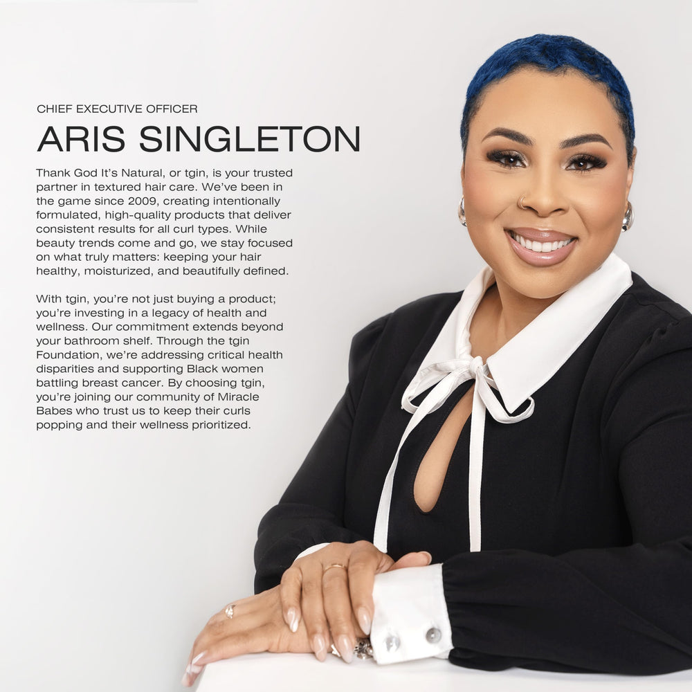 Thank God It's Natural formulation-sans-sulfates-parabens pour cheveux sains et propres.