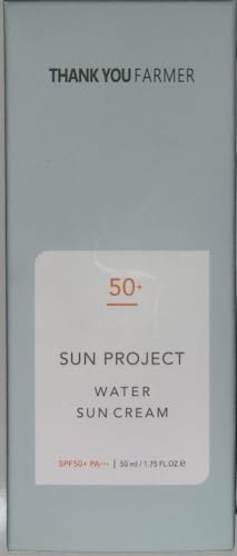 THANKYOU FARMER crème solaire, bouteille avec pompe, application pratique en déplacement.