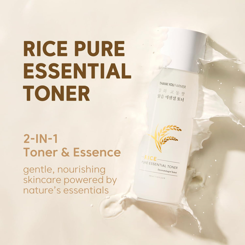 THANKYOU FARMER texture lait-tonique pour peau lumineuse et hydratée