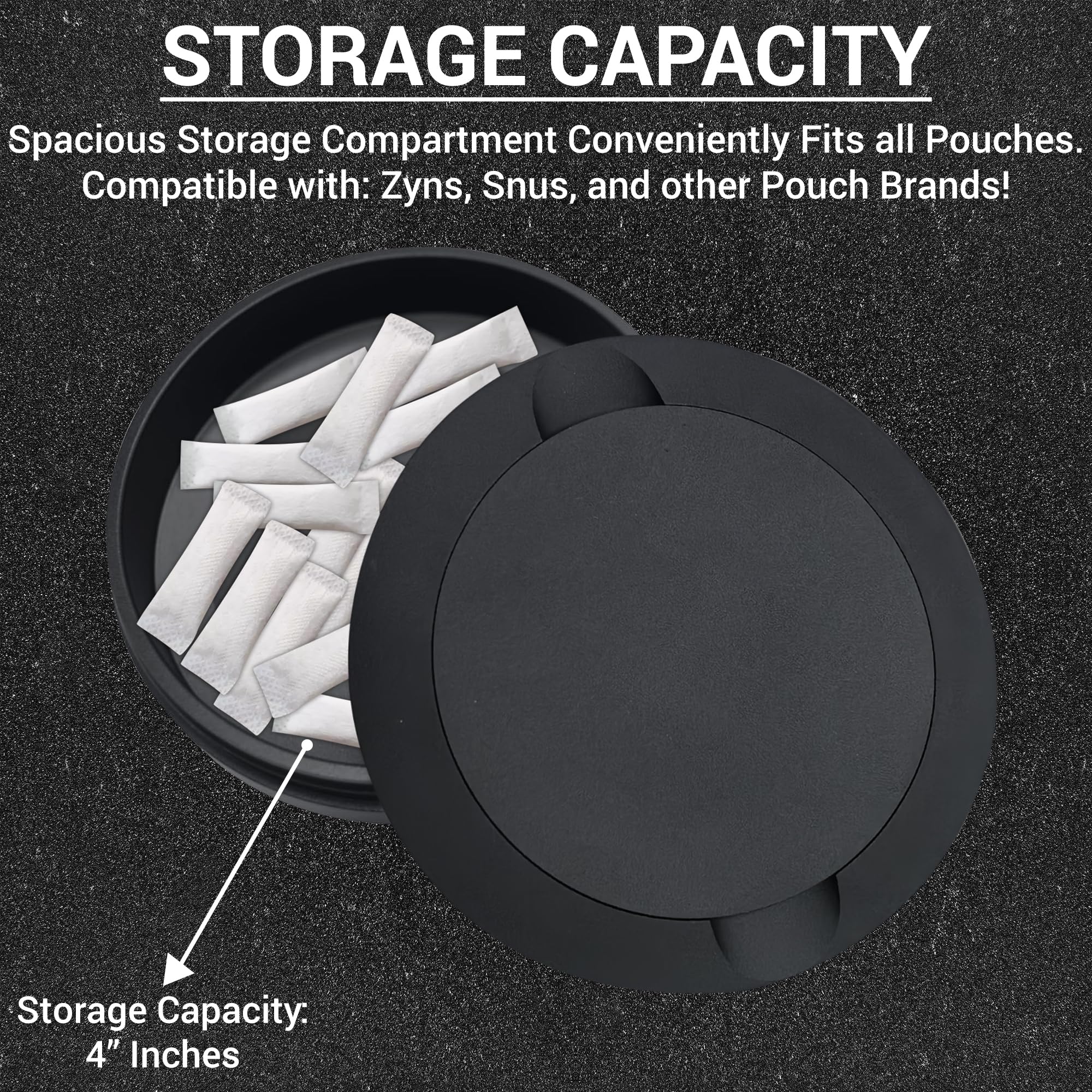 Tharos Distribution Zyn boite métallique mate durable pour un stockage fiable des paquets