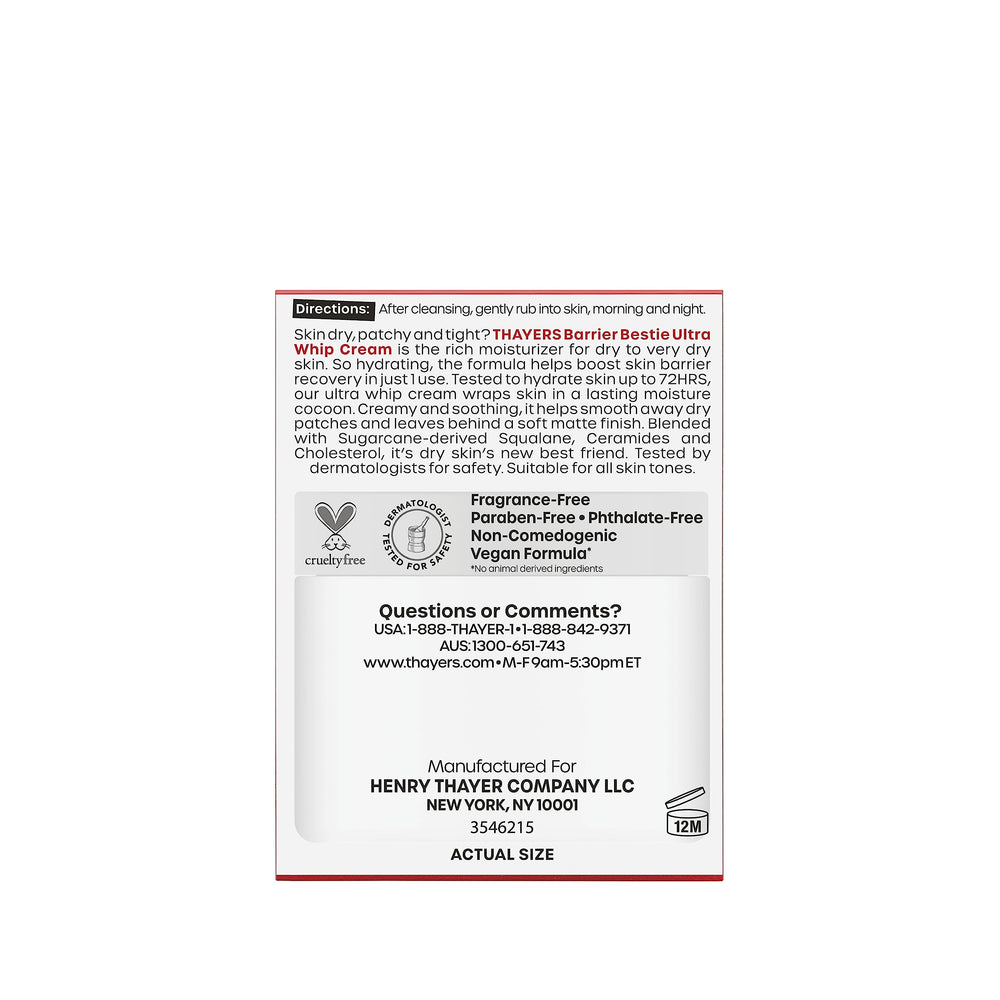 Formulation sans parfum et cruelty-free pour peaux sensibles.
