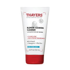 THAYERS Blemish Clearing Cleanser – bouteille pratique pour routine quotidienne.