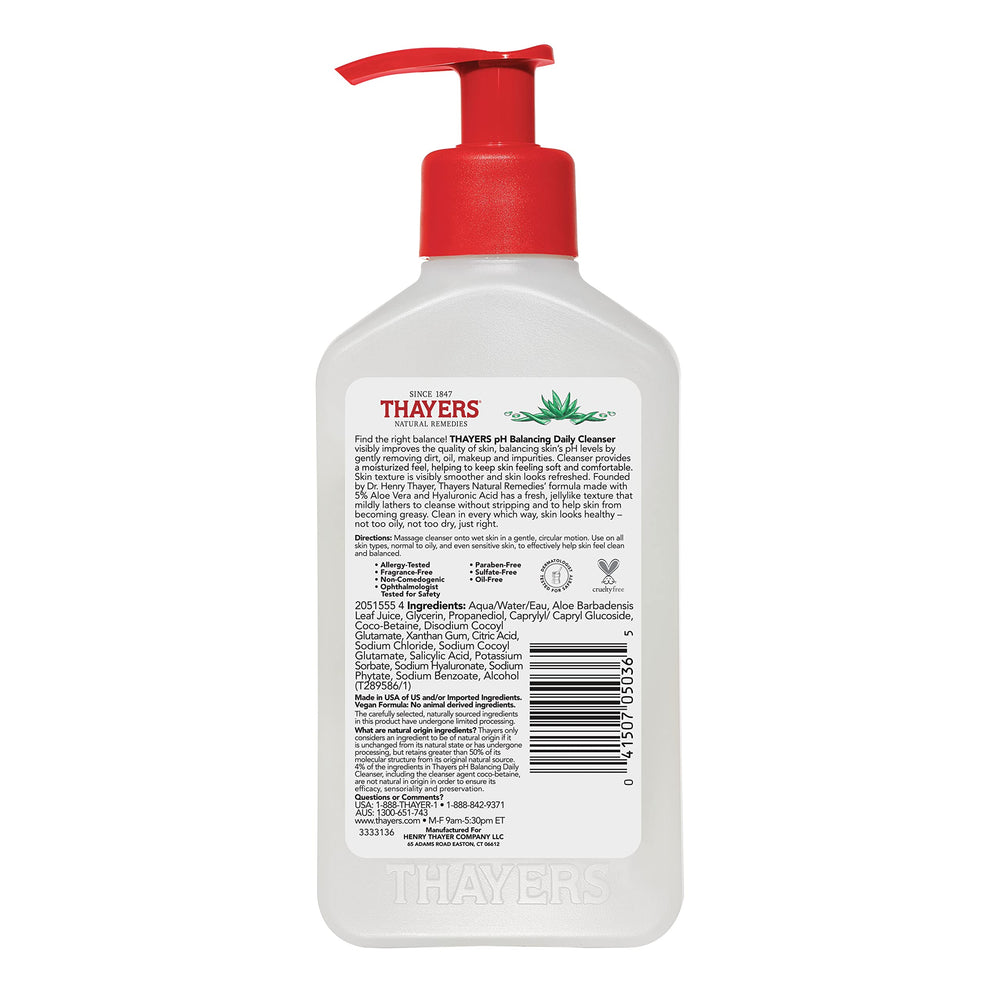 Certifications dermatologique et ophtalmologique, preuve de sécurité d’usage THAYERS.