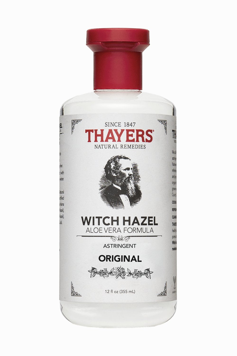 Thayers hamamélis avec Aloe vera, paquet de deux bouteilles; routine visage douce.