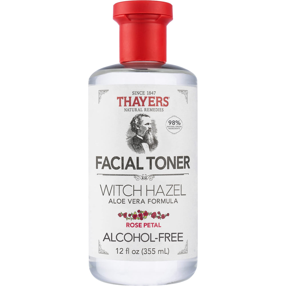 THAYERS tonique hamamélis non distillé, bouteille, nettoie en douceur et resserre les pores.