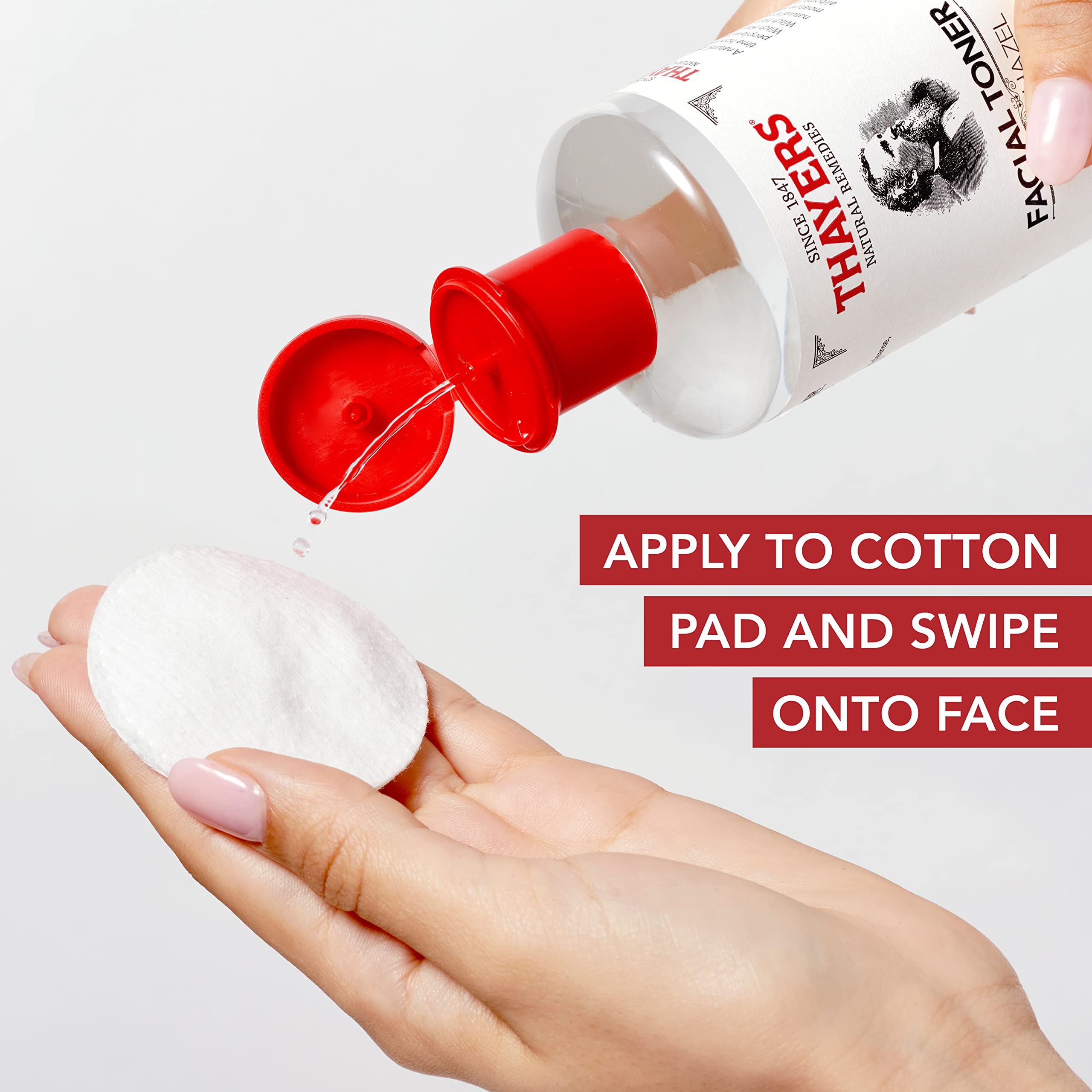 THAYERS tonique ingrédients naturels, bouteille, formulations sans artifices pour la routine.