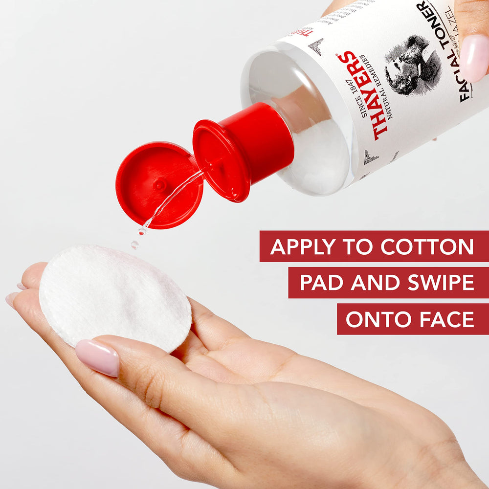 THAYERS tonique ingrédients naturels, bouteille, formulations sans artifices pour la routine.