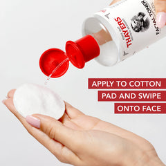 THAYERS tonique ingrédients naturels, bouteille, formulations sans artifices pour la routine.