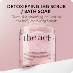 The Act Detox gommage corps sel marin – grains tonifiants pour la peau