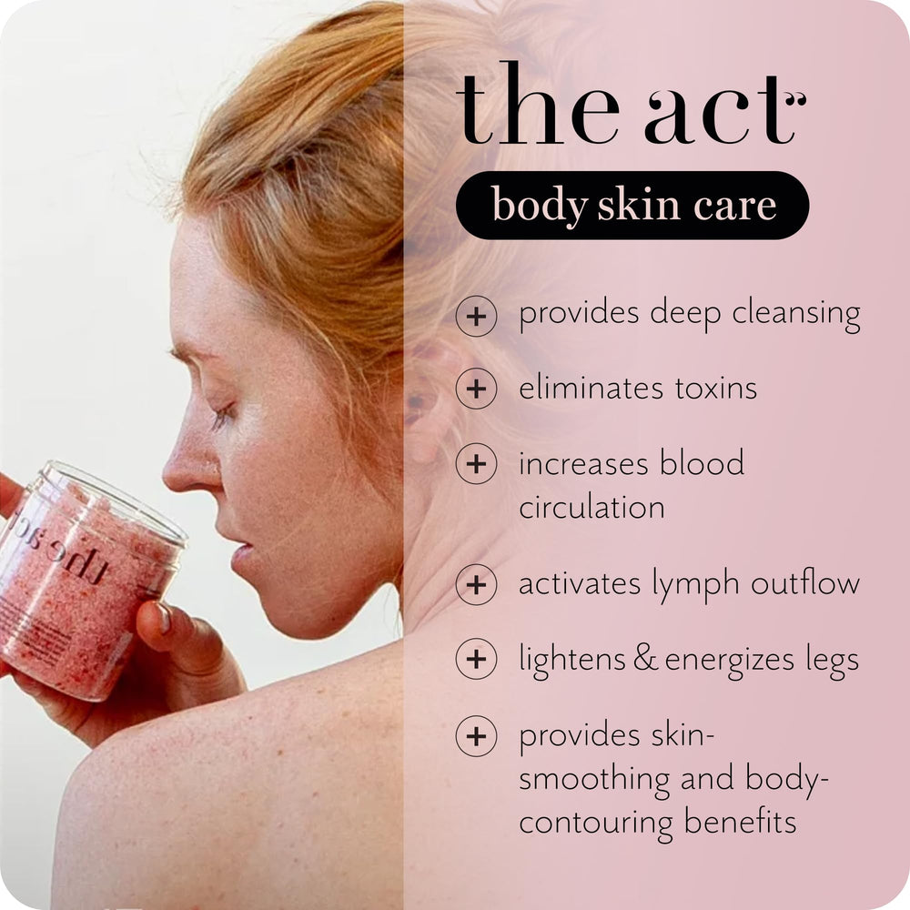 The Act Detox gommage menthol et herbes – sensation rafraîchissante