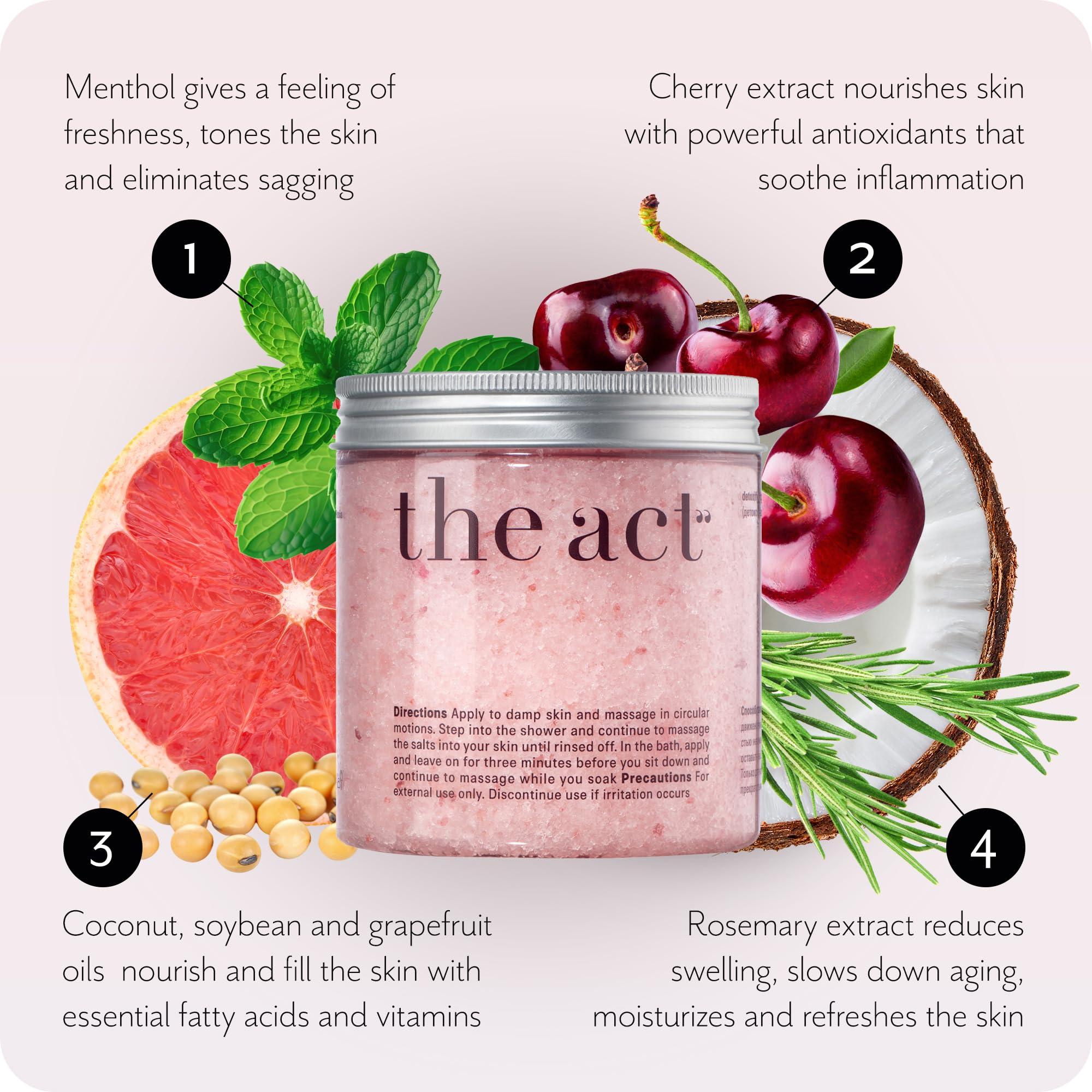 The Act Detox utilisation corps jambes pieds mains – routine spa à domicile