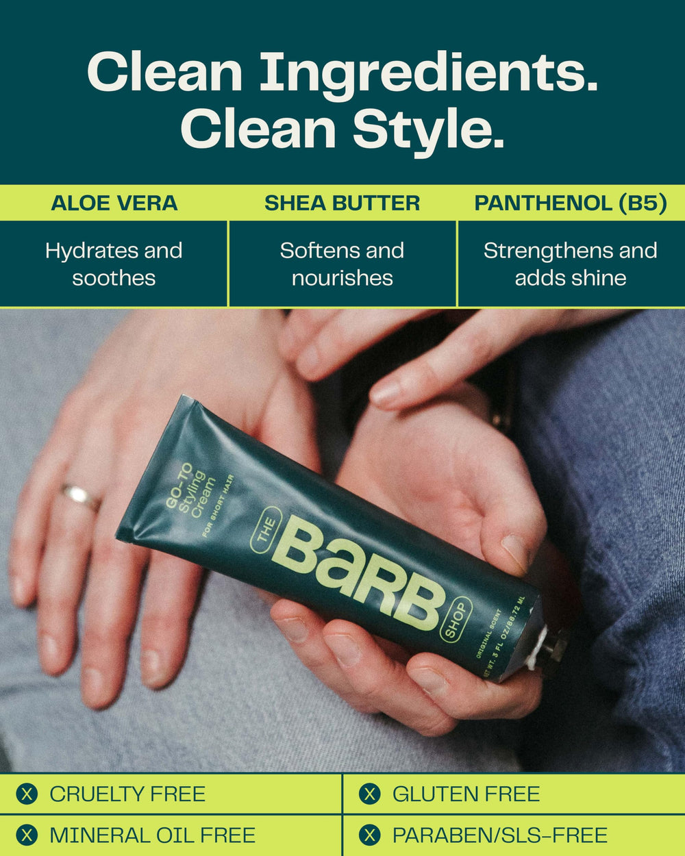 The Barb Shop Petite dose économique, un petit produit suffit