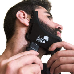The BEARD BLACK, guide-ligne symétrique, aide à obtenir une courbe équilibrée rapidement.