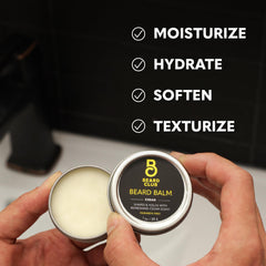 Barbe hydratée et confortable avec The Beard Club baume Cèdre Santal