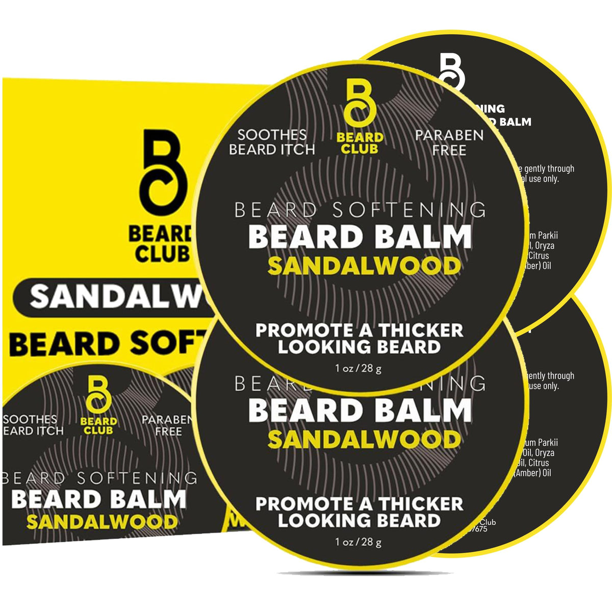 The Beard Club Beurre Barbe Santal - bouteille prête à l'emploi, soin rapide