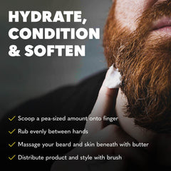 The Beard Club Biotin Beard Balm texture légère absorbe rapidement sans résidu gras.