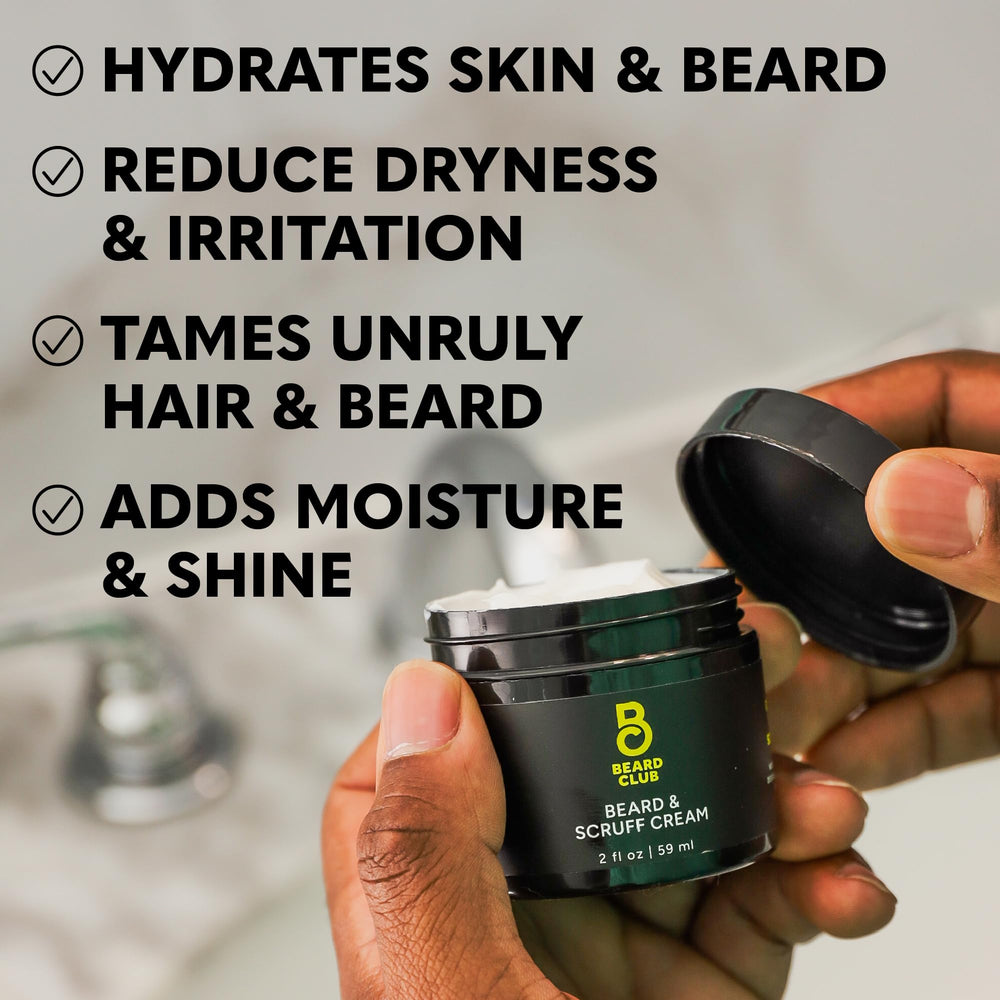The Beard Club Biotin Beard Cream – brillance naturelle et barbe mieux conditionnée