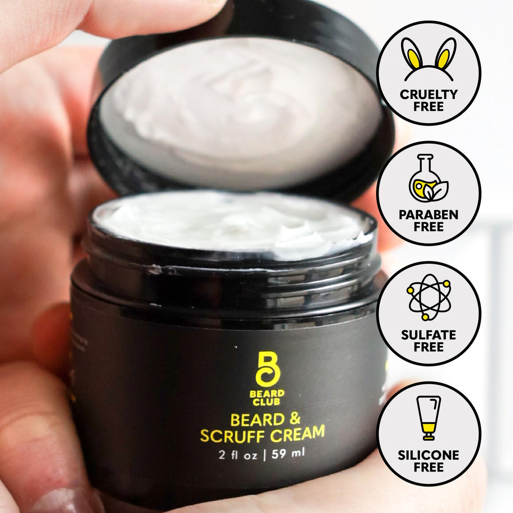 The Beard Club Biotin Beard Cream – soulage les démangeaisons et procure du confort