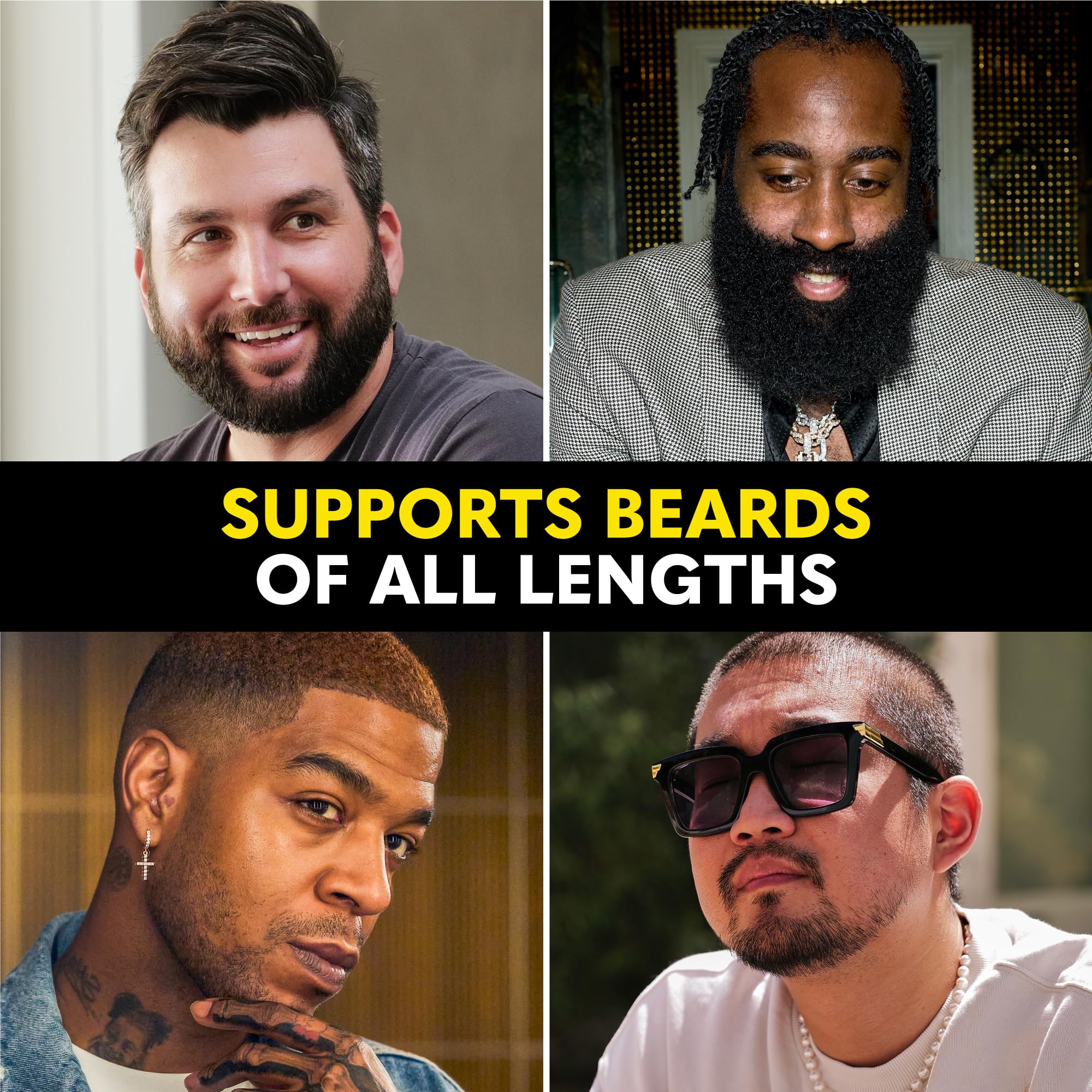 The Beard Club Biotin Spray Application Pratique: ciblage précis des zones clairsemées.