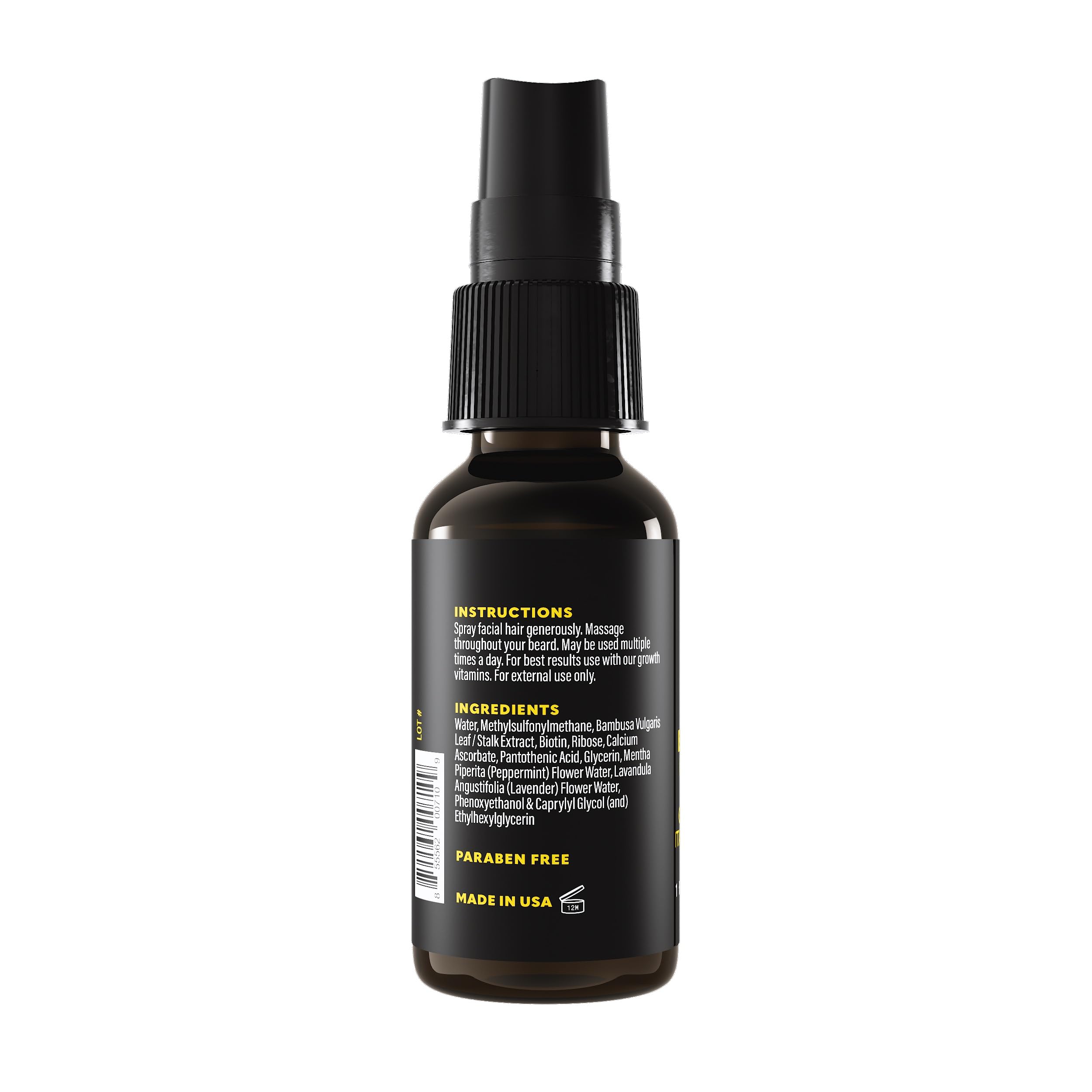 The Beard Club Biotin Spray Soin Barbe: soutien global pour une barbe en meilleure santé.
