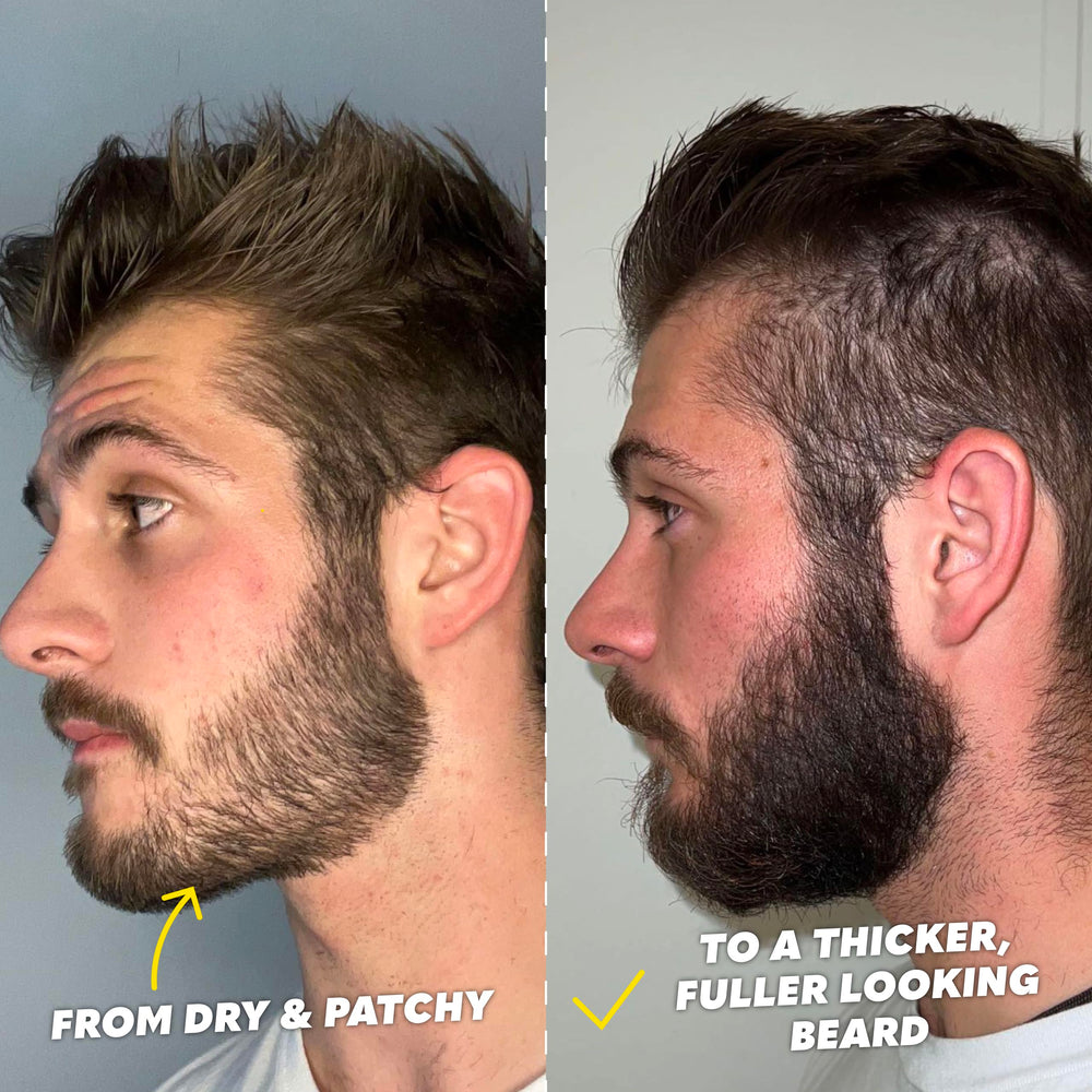 The Beard Club Brosse barbe pour distribution homogène de l'huile.