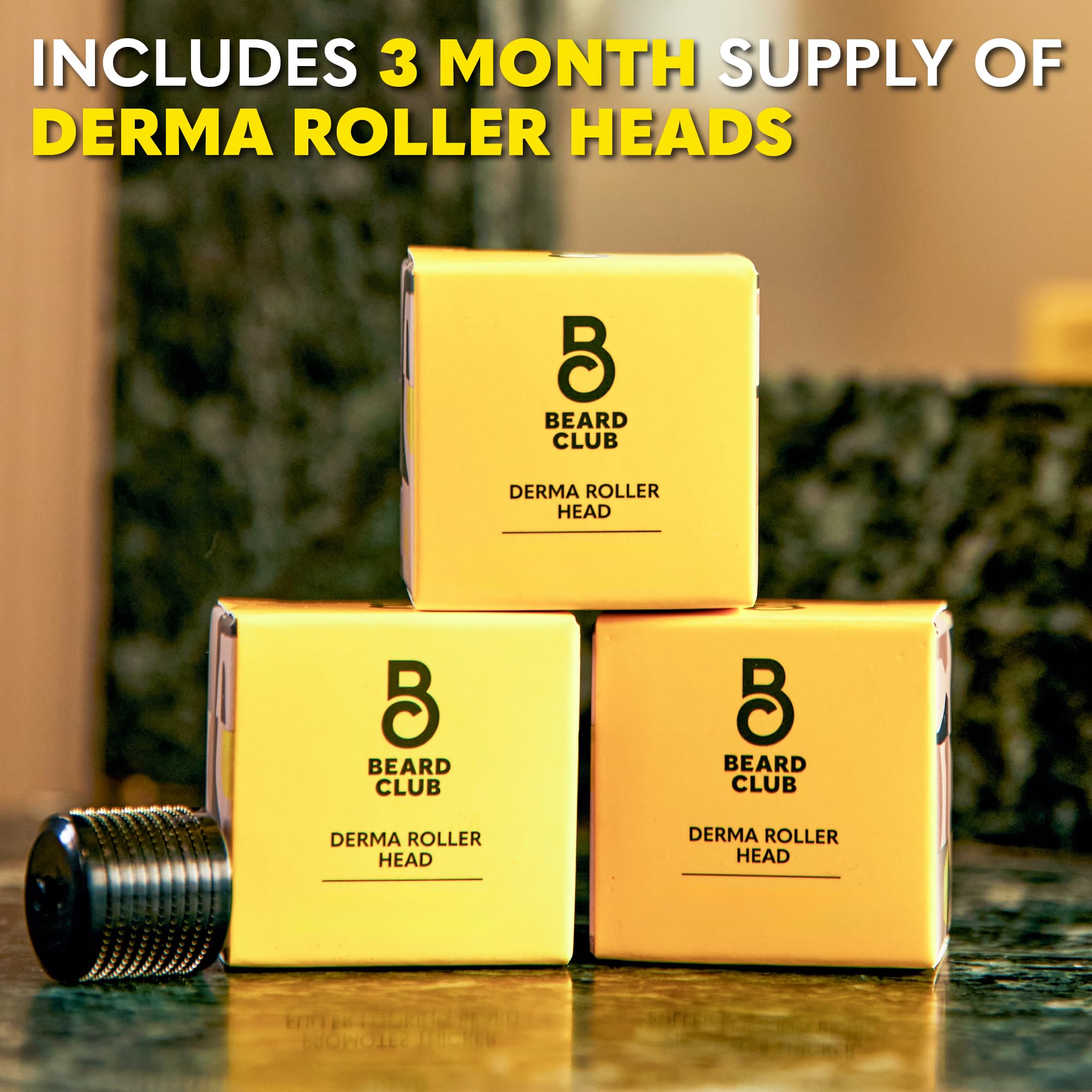 Économie et durabilité: pack Beard Club Derma Roller.
