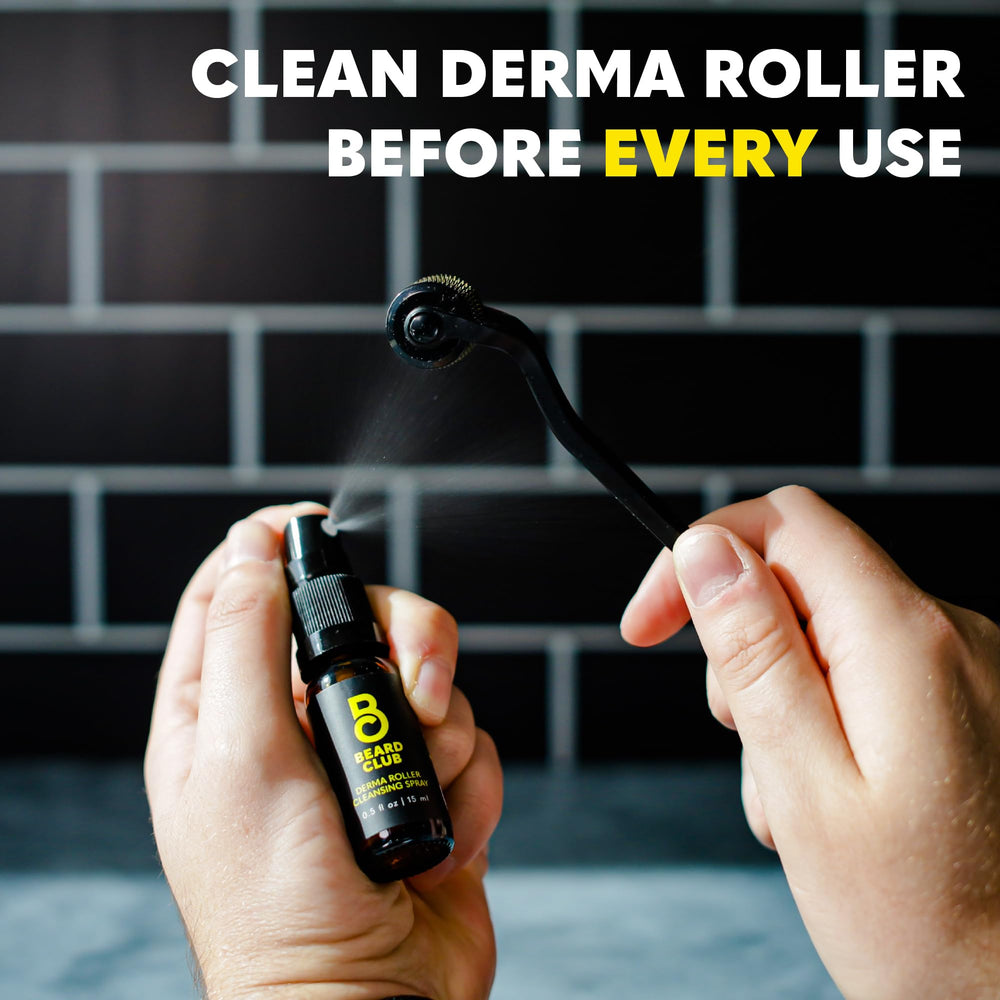 The Beard Club: tête de remplacement 0,3 mm titane pour prolonger votre dérma-roller.