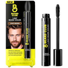 The Beard Club Teinture Barbe Brun Clair Application pour couverture des gris