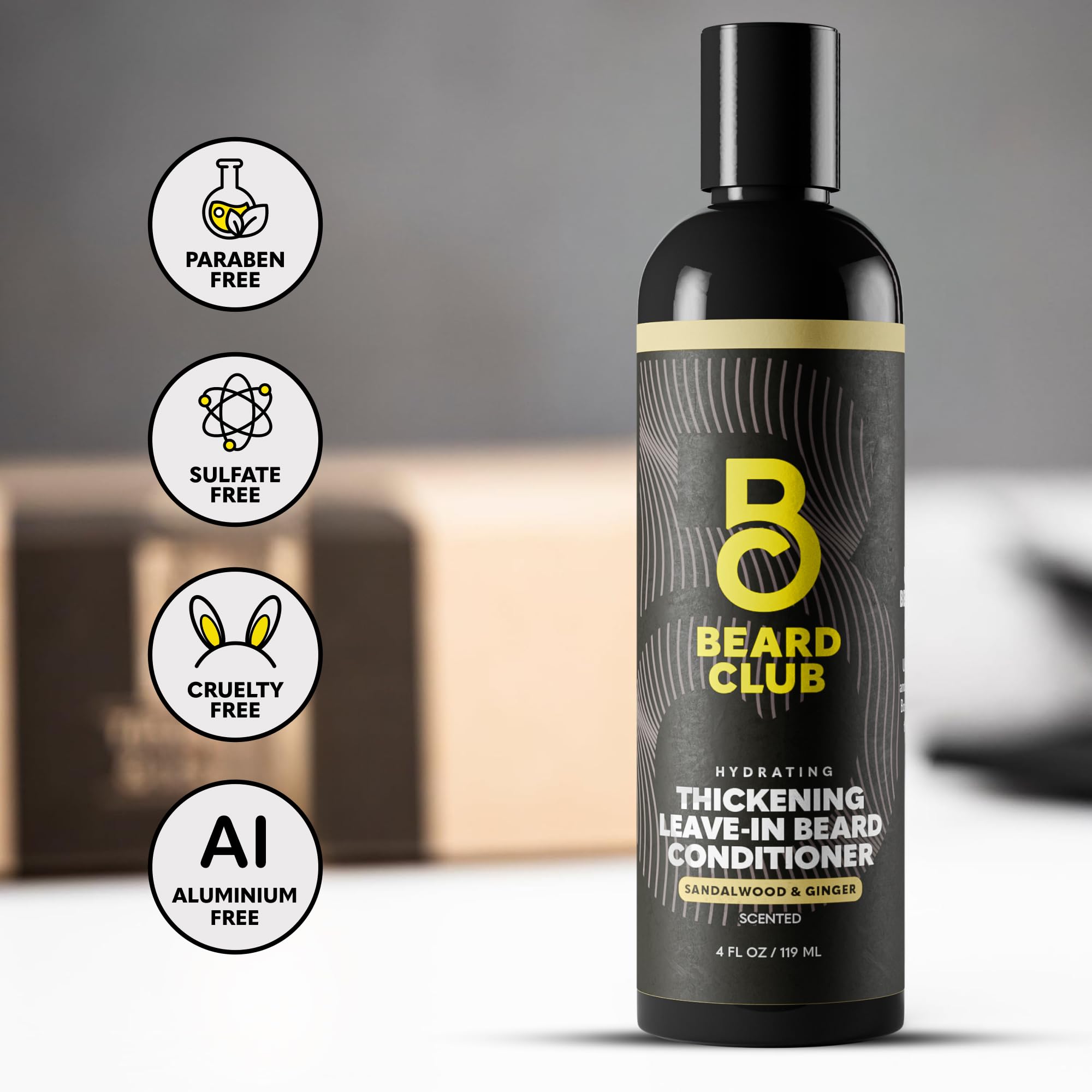 The Beard Club – formule sans sulfates ni parabènes, soin doux et sûr.