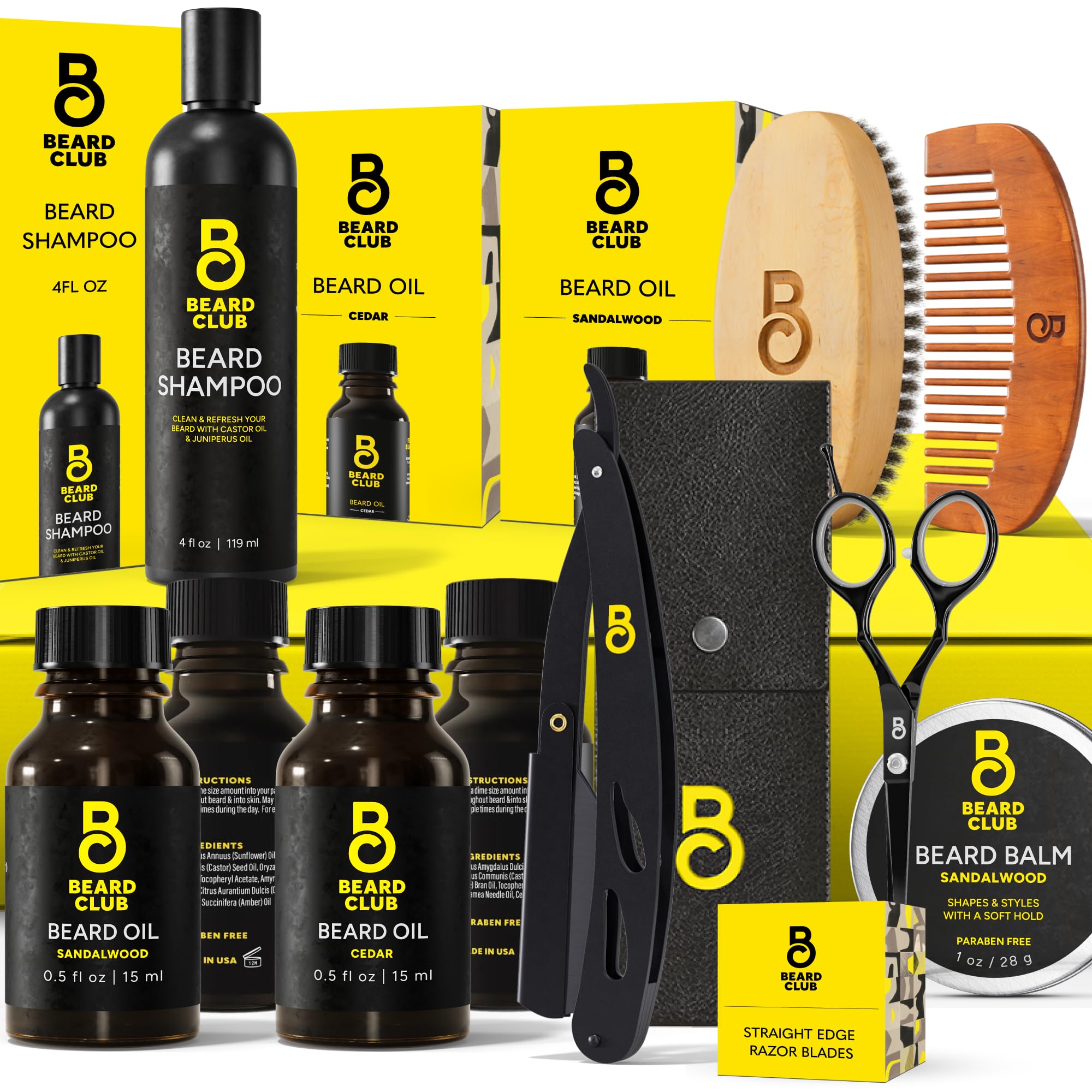 The Beard Club huile barbe cèdre-santal pour un arôme boisé