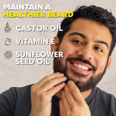 The Beard Club huile barbe Classic Santal : flacon pratique pour une application précise.