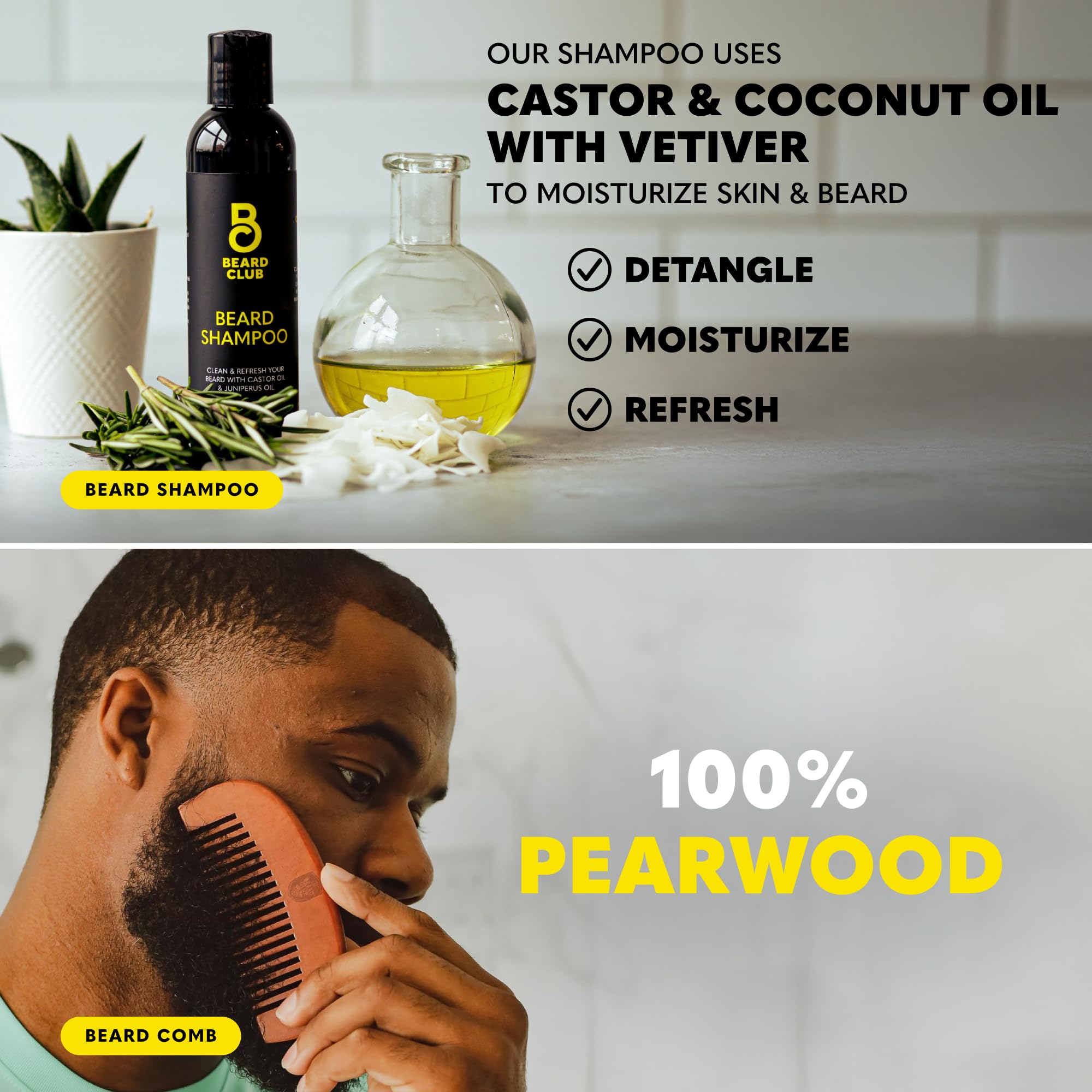 Kit soin barbe The Beard Club – ensemble pratique pour routine complète