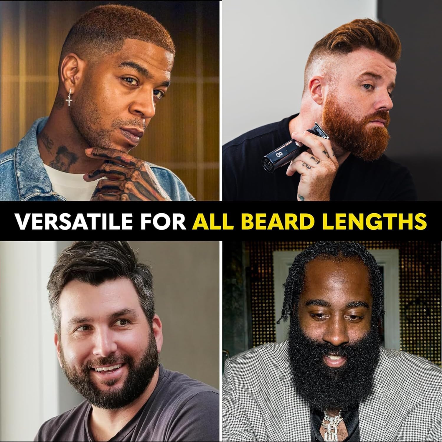 Détail d edging barbier pro avec le The Beard Club LT