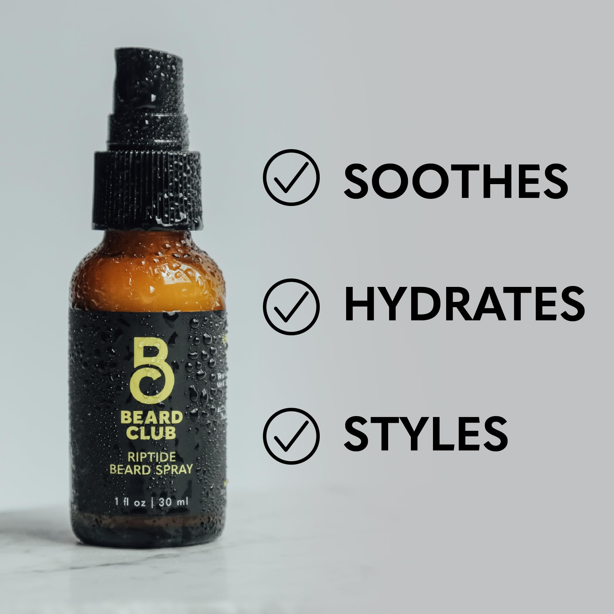The Beard Club Riptide, application rapide sans résidu gras
