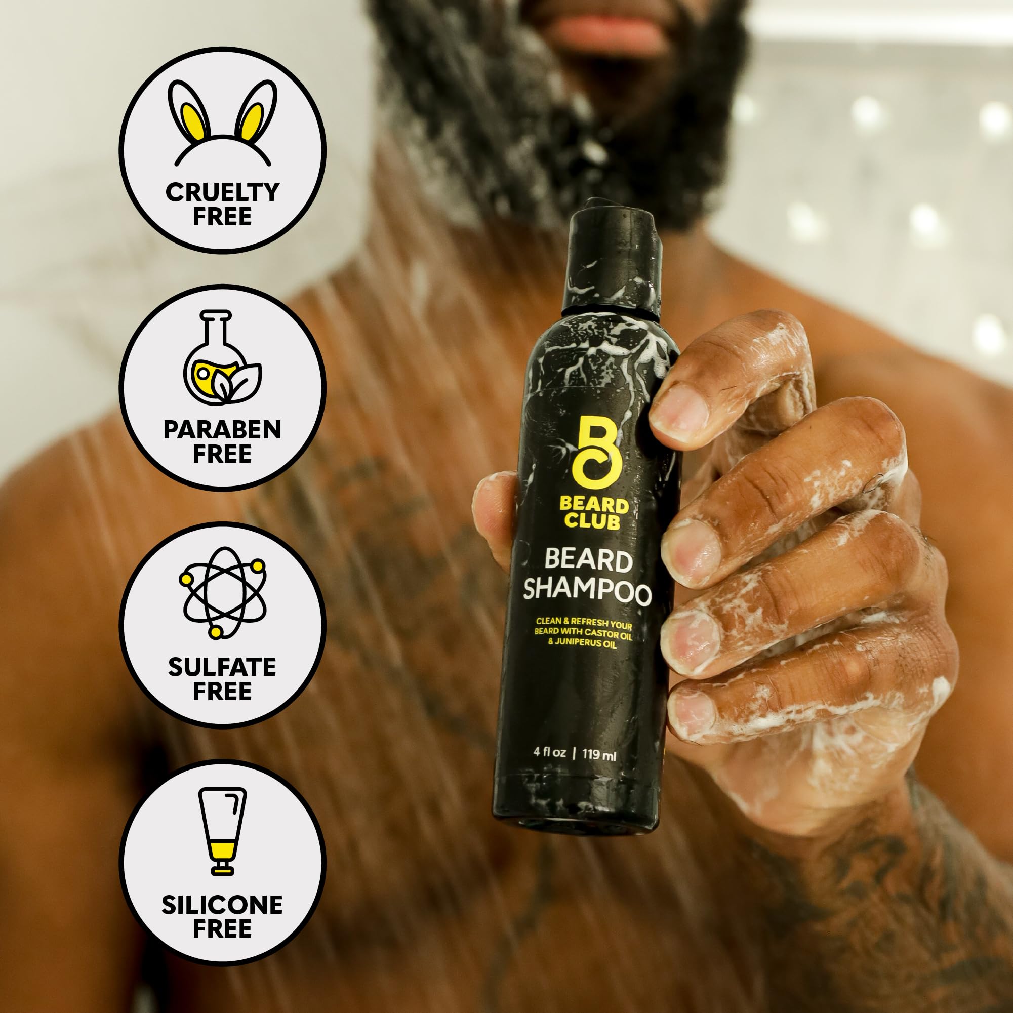 Texture hydratante et résultats potentiels grâce au kit barbe.