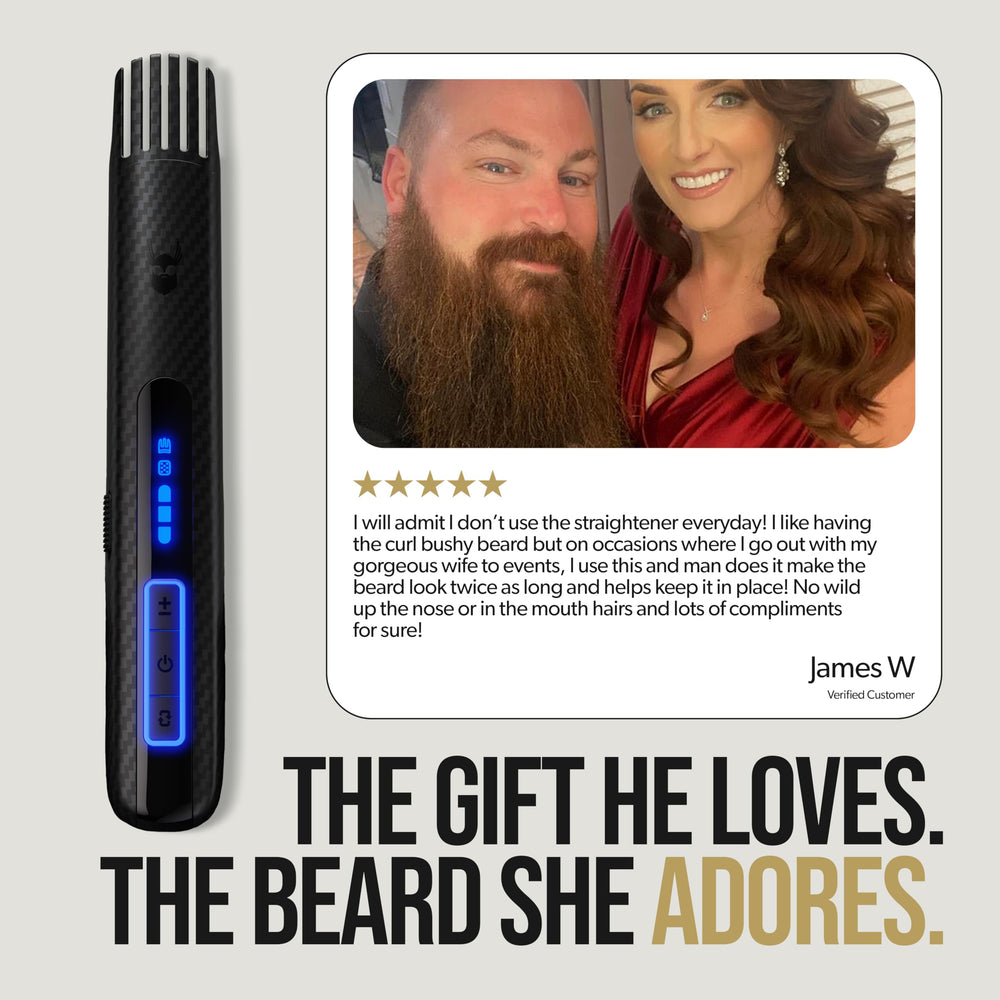 The Beard Struggle Carbon X: base magnétique Mag X pour recharge facile.