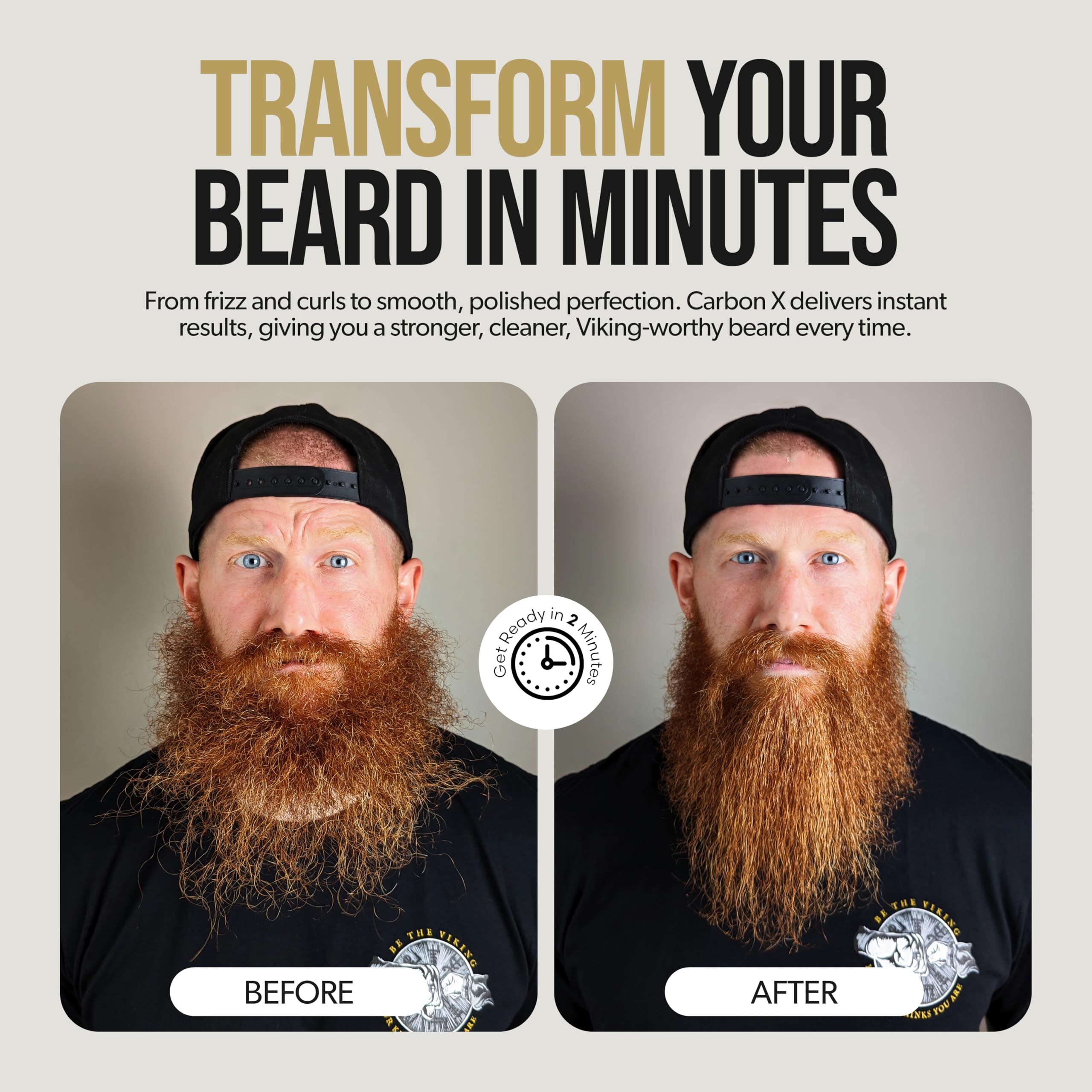 The Beard Struggle Carbon X: chauffe rapidement pour gagner du temps le matin.
