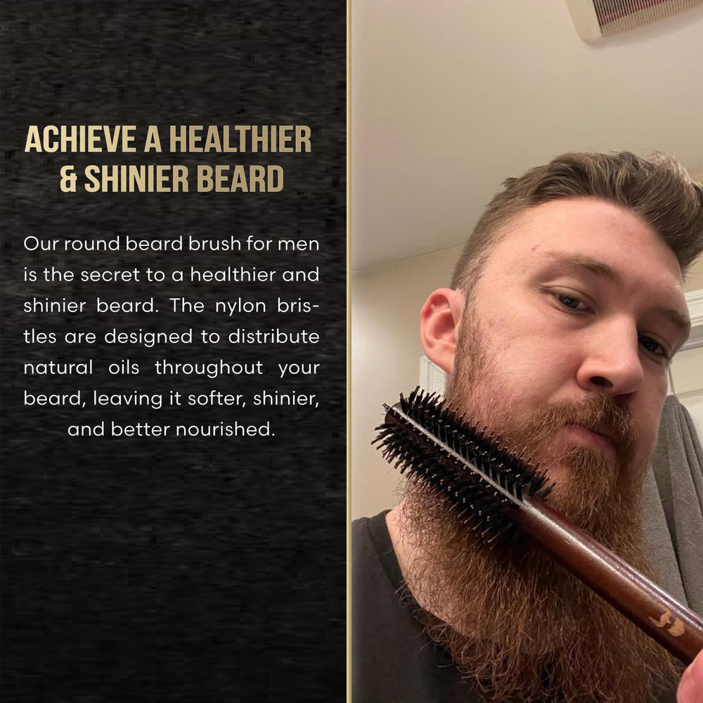 The Beard Struggle Viking Roller Brush controle-styling-precis pour un look net.